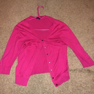 Pink gap cardigan
